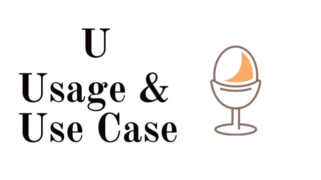 U: Usage & Use case ( အသုံးပြုပုံ အသုံးဝင်ပုံ )