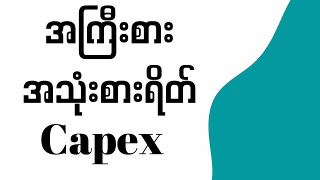 အကြီးစားအသုံးစားရိတ် (Capex)