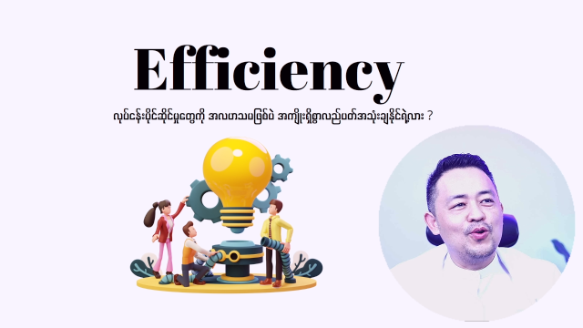 အကျိုးရှိစွာအသုံးချနိုင်စွမ်း (Efficiency)