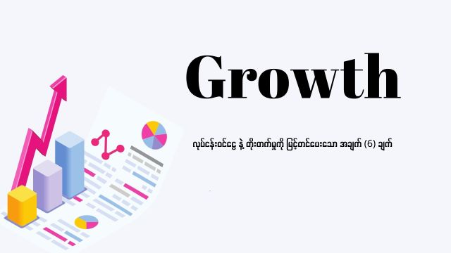 ငွေသားတိုးတက်မှုအချက် (၆) ချက် (Growth)